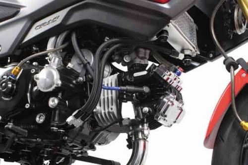 Compact Cool Kit, 4-fin/Braided Hose #4 for GROM/MSX125