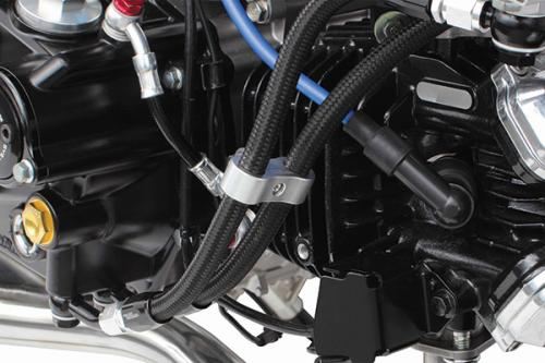 ホースセパレーター ブレードホース/AN#4用 シルバー 取付け内径11.2mm