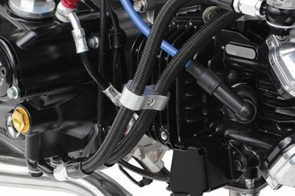 ホースセパレーター ブレードホース/AN#4用 シルバー 取付け内径11.2mm