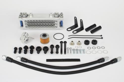 Compact Cool Kit, 3-Fin/Braided Hose #4 for CT125 Hunter Cub