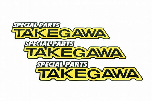 TAKEGAWA ステッカー TAKEGAWA (M)×３