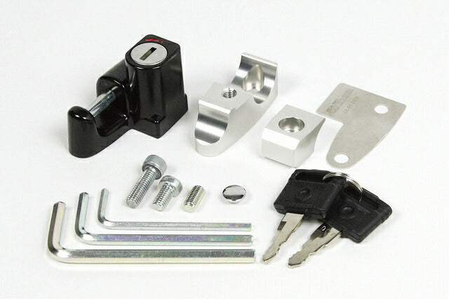 ヘルメットホルダーセット ハンドルクランプタイプ 汎用