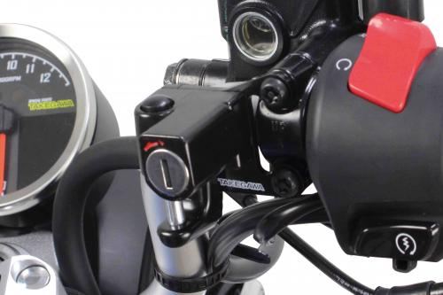 ヘルメットホルダーセット いじり防止ボルト付属 ブラック 汎用