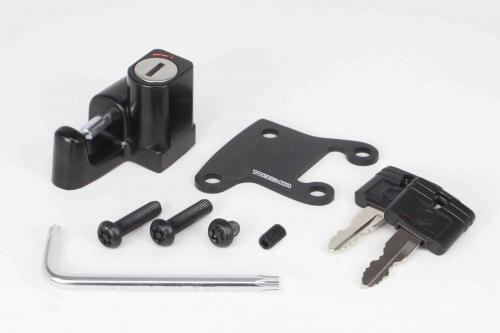 Helmet Holder Set with Anti-Tamper Bolts, Black, Universal