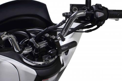 Multi-stay bracket kit, black, universal (for M8 handlebar clamp bolts)