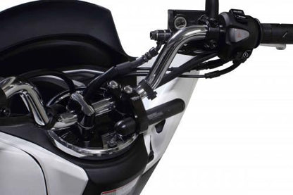 Multi-stay bracket kit, black, universal (for M8 handlebar clamp bolts)