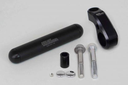 Multi-stay bracket kit, black, universal (for M8 handlebar clamp bolts)