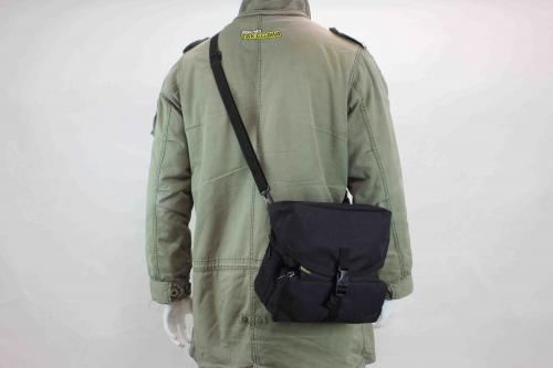 2-Way Multi-Purpose Bag, Black, 220(H)×270(W)×100(D)mm, Universal