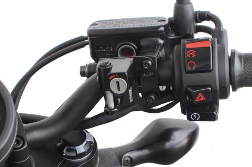 ヘルメットホルダーセット いじり防止ボルト付属 ブラック レブル250/500/1100