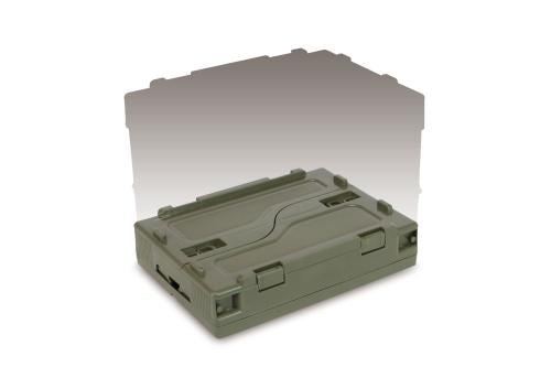 折り畳みコンテナ20L オリーブドラブ 357×255×284mm 汎用