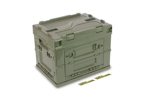 折り畳みコンテナ20L オリーブドラブ 357×255×284mm 汎用