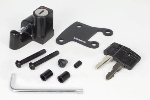 Helmet Holder Set with Anti-Tamper Bolts, Black - Compatible with PCX/PCX160, Rebel 250/500