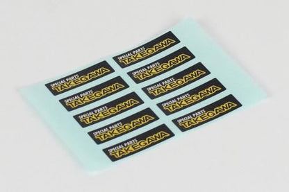 TAKEGAWAステッカーキット 8×28mm 1シート/ステッカー10枚