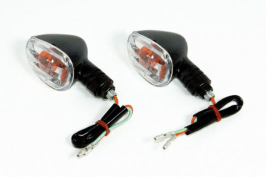 ストリームラインウインカーセット (ブラック) XR50/100モタード (LEDフェンダーレス用)