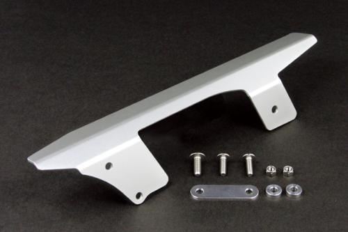 Aluminum Chain Guard for Stock Swingarm - Silver - APE50/100 XR50 Motard