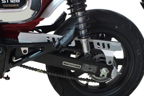 Aluminum Chain Guard Matte Silver DAX125