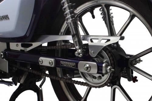 アルミチェーンガード シルバーアルマイト スーパーカブC125