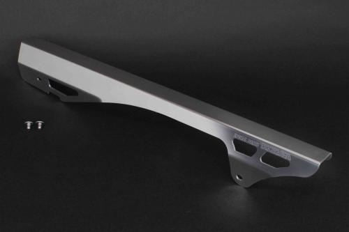 Aluminum Chain Guard, Silver Anodized, Super Cub C125