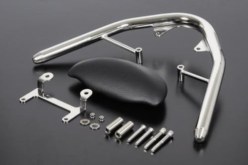 ステンレス製グラブバー バックレスト付き PCX/PCX150