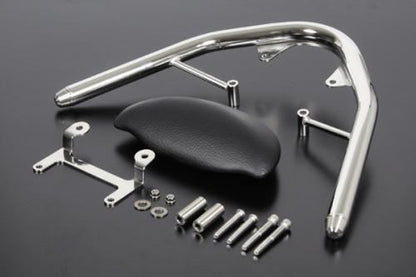 ステンレス製グラブバー バックレスト付き PCX/PCX150