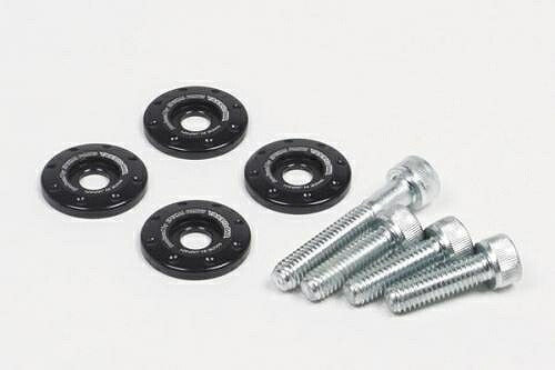 CNC Machined Aluminum Under Cowl Side Collar Black Z125