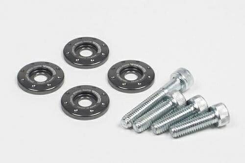 CNC Machined Under Cowl Side Collars Gunmetal Z125