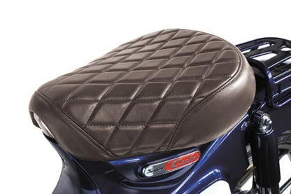 クッションシートカバー ダイヤモンドステッチ ブラウン スーパーカブC125