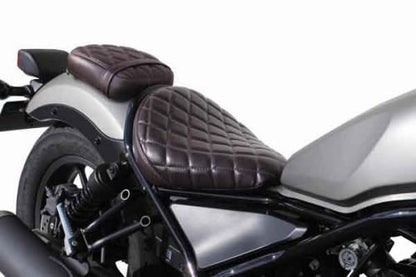 クッションシートカバー ピリオンシート用 ダイヤモンドステッチ レブル250/500