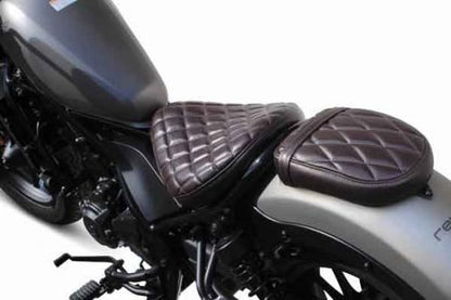 クッションシートカバー ピリオンシート用 ダイヤモンドステッチ レブル250/500