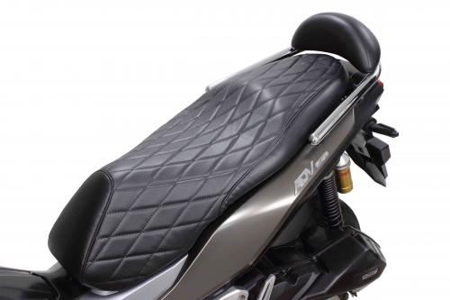 Cushion Seat Cover Diamond Stitch Black PCX150/160 ADV150/160