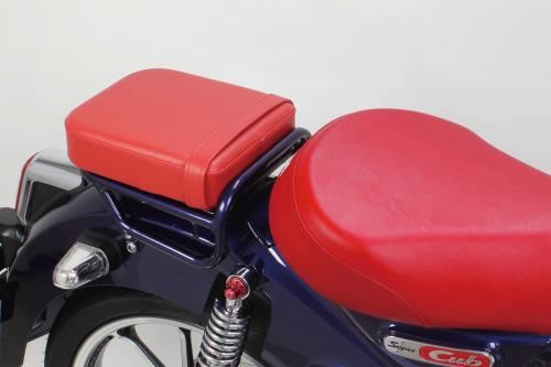 Pillion Seat, Red, 230mm (L) x 200mm (W) x 55mm (T), Universal