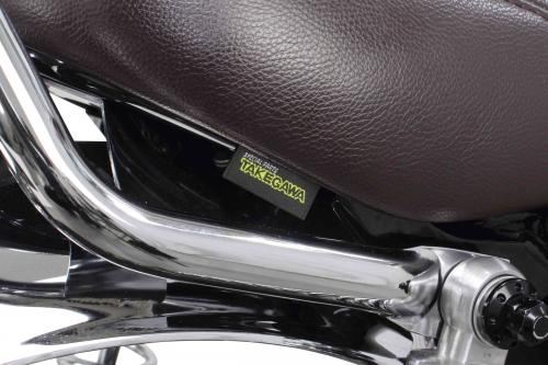 Tuck roll seat, brown, Monkey 125