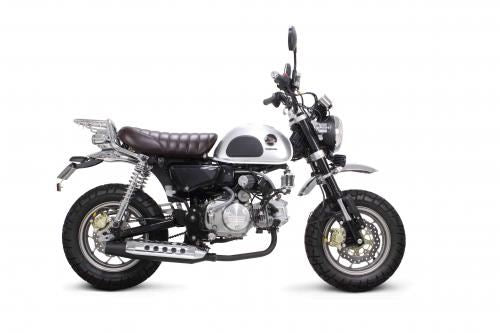Tuck roll seat, brown, Monkey 125
