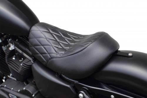 クッションシートカバー ダイヤモンドステッチ ブラック スポーツスター883 IRON