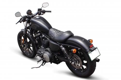 クッションシートカバー ダイヤモンドステッチ ブラック スポーツスター883 IRON