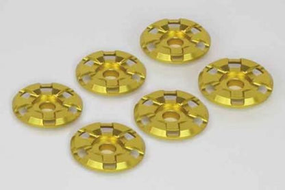アルミ削り出しサイドカラー ゴールド 6個入 グロム
