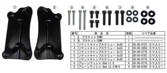 3WAYブラケット CB125R
