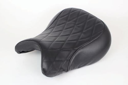 クッションシートカバー フロントシート用 ダイヤモンドステッチ ブラック エリミネーター/SE