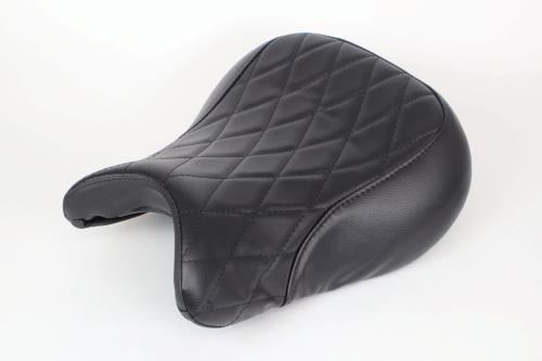 Cushion Seat Cover for Front Seat, Diamond Stitch, Black, Eliminator/SE