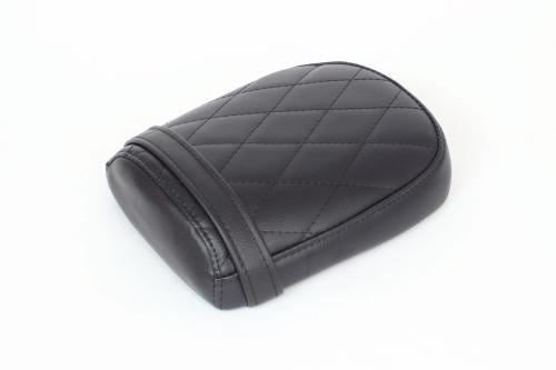 Cushion Seat Cover, Rear Seat, Diamond Stitch, Black Eliminator/SE