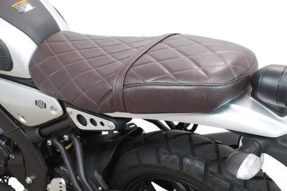 Cushion Seat Cover Diamond Stitch Brown XSR125 XSR155