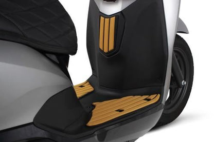 Step & Fuel Lid Pad Set, Light Brown/Black, Left and Right Set, Lead 125