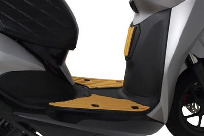 Step & Fuel Lid Pad Set, Light Brown/Black, Left and Right Set, Lead 125