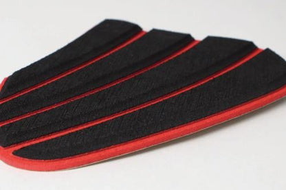 Tank Pad Set Black/Red Monkey 125