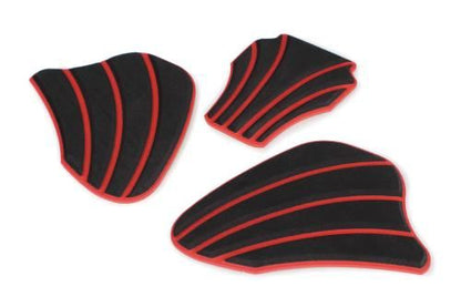 Tank Pad Set Black/Red Monkey 125