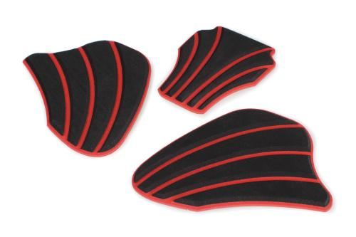 Tank Pad Set Black/Red Monkey 125