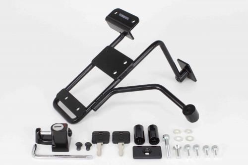 Helmet holder with anti-tamper bolts, black, for CT125 Hunter Cub