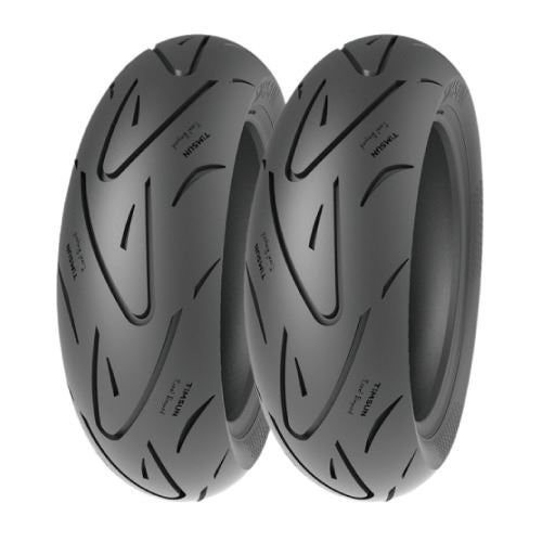 ストリートハイグリップ TS660 前 120/70-15 後 150/70-13 バーグマン400 1セット