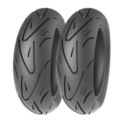 ストリートハイグリップ TS660 前 120/70-15 後 150/70-13 バーグマン400 1セット