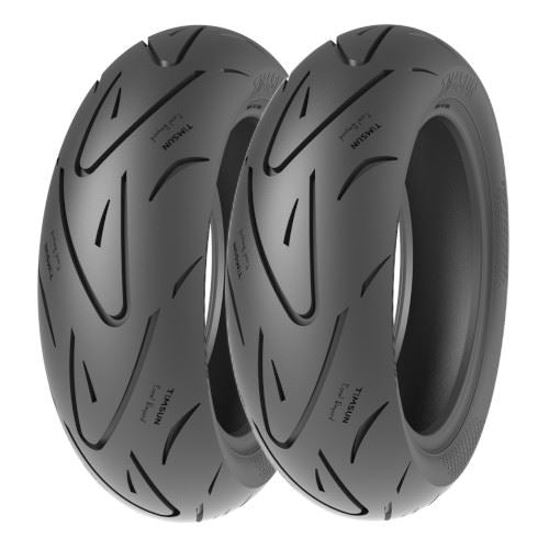 Street High-Grip TS660 Front 90/90-12 Rear 100/90-10 for Spacy 100, Lead 110/125, etc. - 1 set